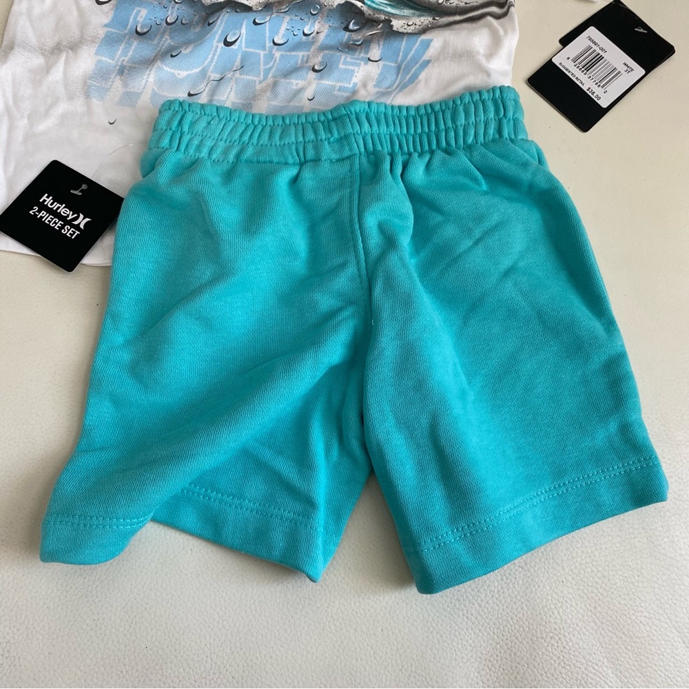 Hurley cute shark boy too shorts outfit 8001 - Picture 5 of 7